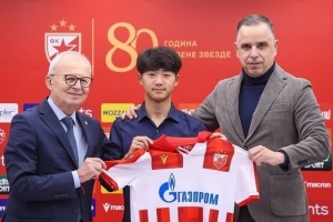 博主:万项从U17国足回归贝尔格莱德红星U19队后首发出战联赛