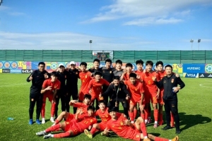 中国U15男足晋级锦标赛阶段第二级别赛事,将进行5场比赛